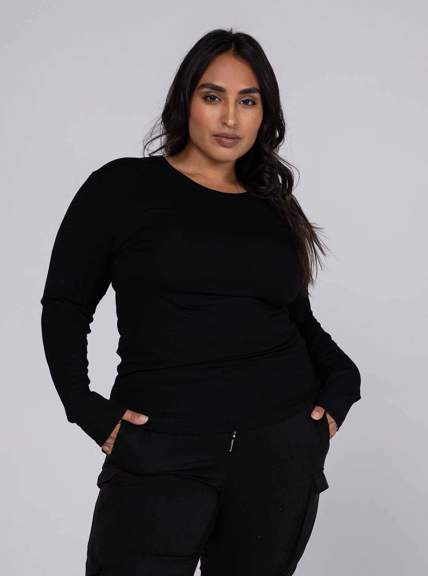 Allwear Tencel™ Scoop Neck Long Sleeve Tee Bundle - Allwear